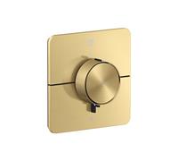 hansgrohe AXOR ShowerSelect ID thermostat, encastré, softsquare, 2 consommateurs, 36754250, 36754250, Colorazione: Ottico oro spazzolato