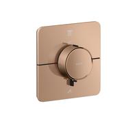 hansgrohe AXOR ShowerSelect ID thermostat, encastré, softsquare, 2 consommateurs, 36754300, 36754300, Colorazione: Oro rosso lucido