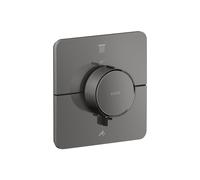 hansgrohe AXOR ShowerSelect ID thermostat, encastré, softsquare, 2 consommateurs, 36754330, 36754330, Colorazione: Cromo nero lucido