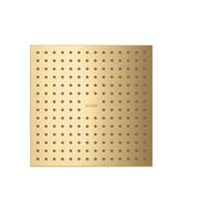 hansgrohe AXOR ShowerSolutions 250/250 Pomme de douche suspendue 1 jet, montage apparent au plafond, 35309250, 35309250, Colorazione: Ottico oro spazzolato