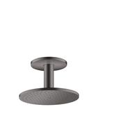 hansgrohe AXOR ShowerSolutions 250 Pomme de douche suspendue 1 jet, raccordement au plafond, 35286340, 35286340, Colorazione: Cromo nero spazzolato
