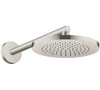 Hansgrohe AXOR ShowerSolutions Braccio doccia 390 mm, 26431800, colore: accia...