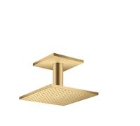 hansgrohe AXOR ShowerSolutions de douche AXOR 250/250 Pomme de douche suspendue 1 jet, raccordement au plafond, 35308250, 35308250, Colorazione: Ottico oro spazzolato