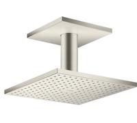 hansgrohe AXOR ShowerSolutions de douche AXOR 250/250 Pomme de douche suspendue 1 jet, raccordement au plafond, 35308800, 35308800, Colorazione: Ottica in acciaio inossidabile