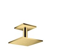 hansgrohe AXOR ShowerSolutions de douche AXOR 250/250 Pomme de douche suspendue 1 jet, raccordement au plafond, 35308990, 35308990, Colorazione: Ottica in oro lucido