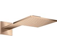 hansgrohe AXOR ShowerSolutions douche de tête de douche 250/250 2 jets, raccord mural, bras de douche 450 mm, 35310300, 35310300, Colorazione: Oro rosso lucido