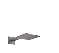 hansgrohe AXOR ShowerSolutions douche de tête de douche 250/250 2 jets, raccord mural, bras de douche 450 mm, 35310340, 35310340, Colorazione: Cromo nero spazzolato