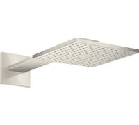 hansgrohe AXOR ShowerSolutions douche de tête de douche 250/250 2 jets, raccord mural, bras de douche 450 mm, 35310800, 35310800, Colorazione: Ottica in acciaio inossidabile