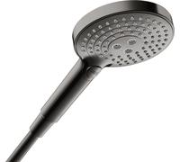 hansgrohe AXOR ShowerSolutions douchette à main 120 3jet EcoSmart 9 l/min, 26051330, 26051330, Colorazione: Cromo nero lucido