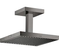 hansgrohe AXOR ShowerSolutions douchette suspendue 240/240 1 jet, raccordement au plafond, 10929330, 10929330, Colorazione: Cromo nero lucido