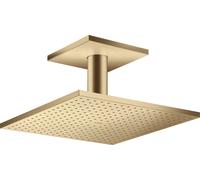 hansgrohe AXOR ShowerSolutions douchette suspendue 300/300 2jet, raccordement au plafond, 35320140, 35320140, Colorazione: Bronzo spazzolato