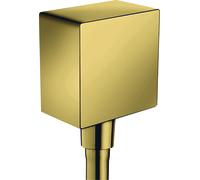 hansgrohe AXOR ShowerSolutions FixFit Raccord de flexible Karree, 36732990, 36732990, Colorazione: Ottica in oro lucido
