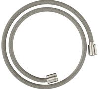 hansgrohe AXOR ShowerSolutions flexible de douche textile, 1250mm, écrou conique et cylindrique, 28227800, 28227800, Colorazione: Ottica in acciaio inossidabile