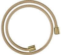 hansgrohe AXOR ShowerSolutions flexible de douche textile, 1250mm, écrou conique et cylindrique, 28227950, 28227950, Colorazione: Ottone spazzolato