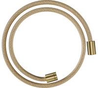 hansgrohe AXOR ShowerSolutions flexible de douche textile, 1250mm, écrou cylindrique des deux côtés, 28228950, 28228950, Colorazione: Ottone spazzolato