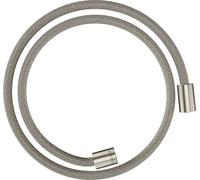 hansgrohe AXOR ShowerSolutions flexible de douche textile, 1250mm, écrou cylindrique des deux côtés, 28228800, 28228800, Colorazione: Ottica in acciaio inossidabile