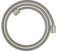 hansgrohe AXOR ShowerSolutions flexible de douche textile, 1600mm, écrou cylindrique des deux côtés, 28261800, 28261800, Colorazione: Ottica in acciaio inossidabile