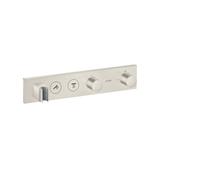 hansgrohe AXOR ShowerSolutions module de thermostat Select 460/90, encastré, 2 consommateurs, kit complet, 18355800, 18355800, Colorazione: Ottica in acciaio inossidabile