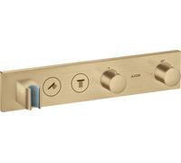 hansgrohe AXOR ShowerSolutions module de thermostat Select 460/90, encastré, 2 consommateurs, kit complet, 18355140, 18355140, Colorazione: Bronzo spazzolato