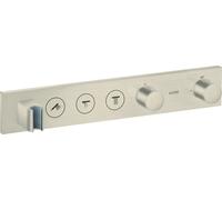 hansgrohe AXOR ShowerSolutions module de thermostat Select 530/90, encastré, 3 consommateurs, set complet, 18356820, 18356820, Colorazione: Nichel spazzolato