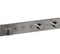 hansgrohe AXOR ShowerSolutions module de thermostat Select 530/90, encastré, 3 consommateurs, set complet, 18356330, 18356330, Colorazione: Cromo nero lucido