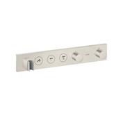 hansgrohe AXOR ShowerSolutions module de thermostat Select 530/90, encastré, 3 consommateurs, set complet, 18356800, 18356800, Colorazione: Ottica in acciaio inossidabile
