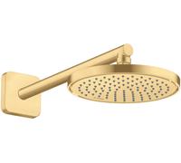 hansgrohe AXOR ShowerSolutions pomme de douche 220, 1 type de jet, économie deau+, 35388250, 35388250, Colorazione: Ottico oro spazzolato