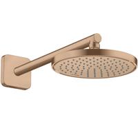 hansgrohe AXOR ShowerSolutions pomme de douche 220, 1 type de jet, économie deau+, 35388310, 35388310, Colorazione: Oro rosso spazzolato