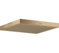 hansgrohe AXOR ShowerSolutions pomme de douche 240/240 1 jet, montage au plafond, montage en saillie, 10924140, 10924140, Colorazione: Bronzo spazzolato