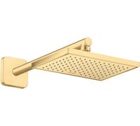 hansgrohe AXOR ShowerSolutions pomme de douche 245/185, 1 type de jet, économie deau, 35374250, 35374250, Colorazione: Ottico oro spazzolato