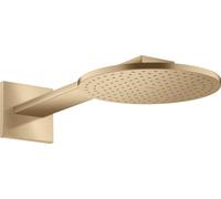 hansgrohe AXOR ShowerSolutions pomme de douche 250 1 jet, raccord mural, bras de douche 450 mm, 35284140, 35284140, Colorazione: Bronzo spazzolato