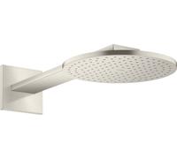 hansgrohe AXOR ShowerSolutions pomme de douche 250 1 jet, raccord mural, bras de douche 450 mm, 35284800, 35284800, Colorazione: Ottica in acciaio inossidabile