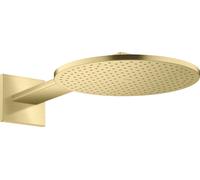 hansgrohe AXOR ShowerSolutions pomme de douche 300 1 jet, raccord mural, bras de douche 450 mm, 35300950, 35300950, Colorazione: Ottone spazzolato
