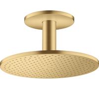 hansgrohe AXOR ShowerSolutions pomme de douche 300 1 jet, raccordement au plafond, 35301250, 35301250, Colorazione: Ottico oro spazzolato