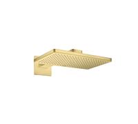 hansgrohe AXOR ShowerSolutions pomme de douche 460/300 1 jet, bras de douche, rosette carrée, 35278950, 35278950, Colorazione: Ottone spazzolato