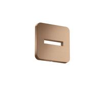 hansgrohe AXOR ShowerSolutions rosace, softsquare, 130x130mm, 35214310, 35214310, Colorazione: Oro rosso spazzolato