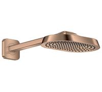 hansgrohe AXOR ShowerSphere Douche de tête 250/160 1jet EcoSmart avec bras de douche, 39755300, 39755300, Colorazione: Oro rosso lucido