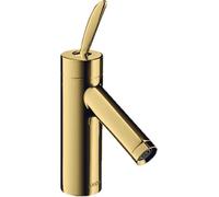 hansgrohe AXOR Starck Classic Mitigeur monocommande de lavabo sans garniture de vidage, 10018990, 10018990, Colorazione: Ottica in oro lucido