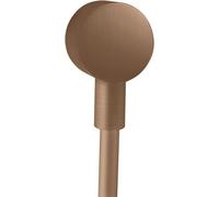Hansgrohe AXOR Starck FixFit attacco tubo rotondo, 27451310, colore: spazzolato