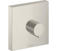 hansgrohe AXOR Starck Kit complet Robinet d'arrêt carré encastré DN15 / DN20, 10972800, 10972800, Colorazione: Ottica in acciaio inossidabile