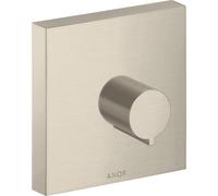hansgrohe AXOR Starck Kit complet Robinet d'arrêt carré encastré DN15 / DN20, 10972820, 10972820, Colorazione: Nichel spazzolato