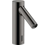 hansgrohe AXOR Starck Mélangeur électronique de lavabo DN15, fonctionnant sur batterie, 10106330, 10106330, Colorazione: Cromo nero lucido