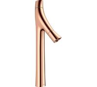 hansgrohe AXOR Starck Mitigeur de lavabo biologique à 2 poignées 240, sans timon, pour lavabos, 12013300, 12013300, Colorazione: Oro rosso lucido