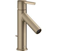 hansgrohe AXOR Starck mitigeur monocommande de lavabo 100 avec béquille CoolStart, chromé, 10007820, 10007820, Colorazione: Nichel spazzolato