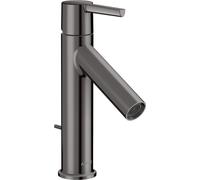 hansgrohe AXOR Starck mitigeur monocommande de lavabo 100 avec poignée, chromé, 10001330, 10001330, Colorazione: Cromo nero lucido
