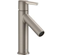 hansgrohe AXOR Starck mitigeur monocommande de lavabo 100 avec poignée sans timon, chromé, 10003800, 10003800, Colorazione: Ottica in acciaio inossidabile
