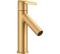 hansgrohe AXOR Starck mitigeur monocommande de lavabo 100 avec poignée sans timon, chromé, 10003950, 10003950, Colorazione: Ottone spazzolato