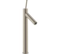 hansgrohe AXOR Starck Mitigeur monocommande de lavabo pour lavabo sans vidage escamotable, 10129820, 10129820, Colorazione: Nichel spazzolato