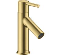 hansgrohe AXOR Starck Mitigeur monocommande de lavabo pour lave-mains 80 avec béqu'ille, chromé, 10102950, 10102950, Colorazione: Ottone spazzolato