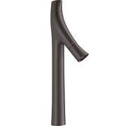 Miscelatori Lavabo Grande Axor Starck Organic doppio comando per vasca 240 Nero Cromato Spazzolat...